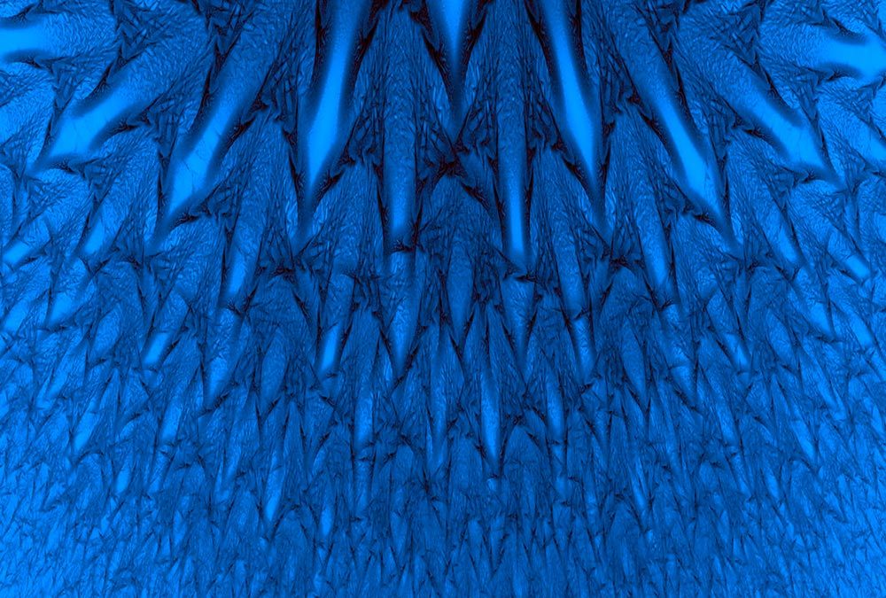 Psicología del color azul brillante