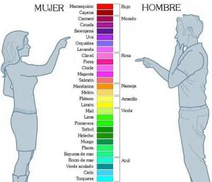 Diferencias en la percepción del color entre hombres y mujeres