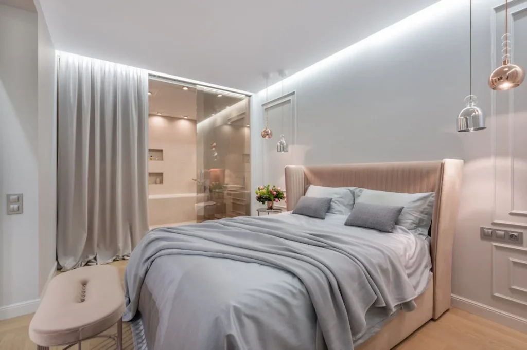 dormitorio azul
